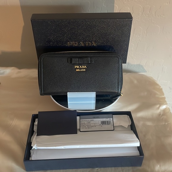 Prada Handbags - BNIB PRADA long zip around wallet